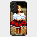 Doll Design Glossy Metal Case Cover For Samsung Galaxy A34 5G