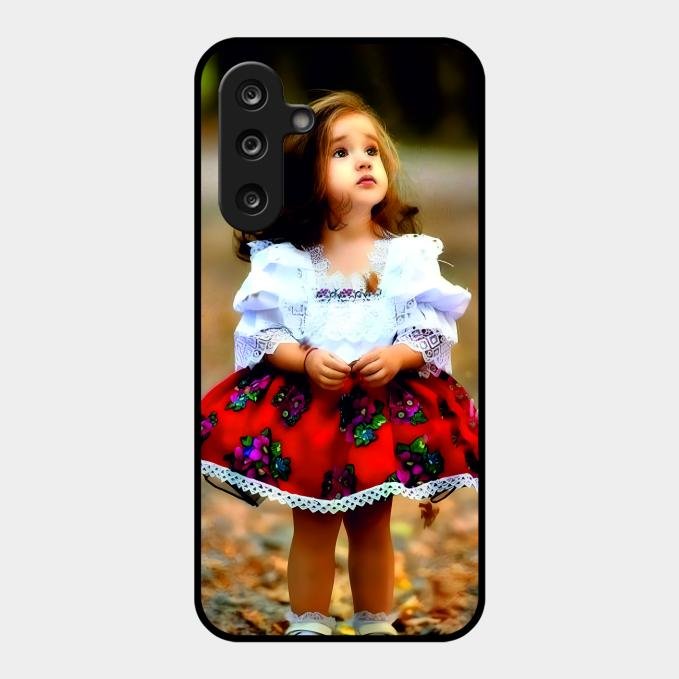 Doll Design Glossy Metal Case Cover For Samsung Galaxy F16 5G