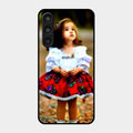 Doll Design Glossy Metal Case Cover For Samsung Galaxy M35 5G