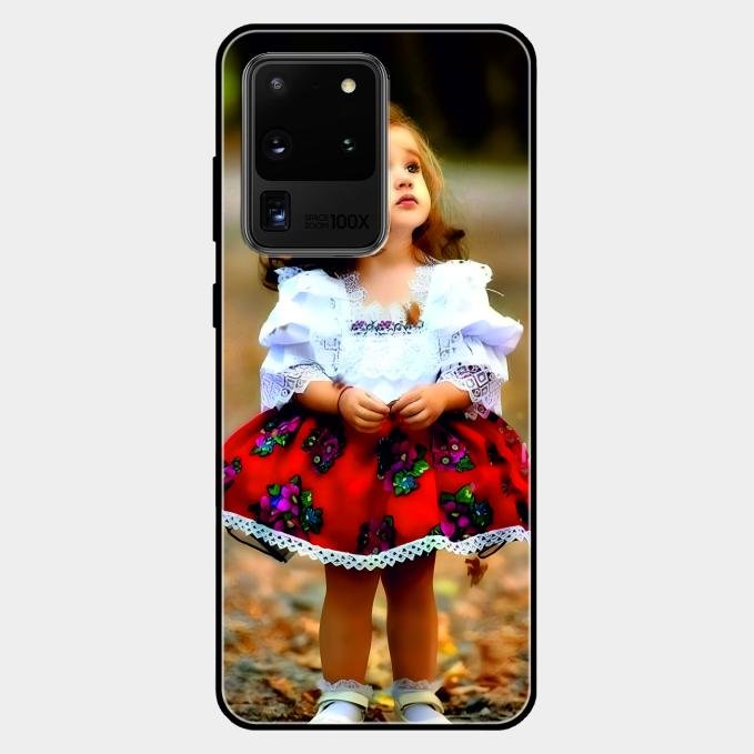 Doll Design Glossy Metal Case Cover For Samsung Galaxy S20 Ultra