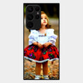 Doll Design Glossy Metal Case Cover For Samsung Galaxy S22 Ultra 5G