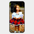 Doll Design Glossy Metal Case Cover For Samsung Galaxy S23 Plus 5G