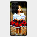 Doll Design Glossy Metal Case Cover For Samsung Galaxy S24 Ultra 5G