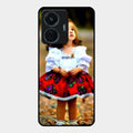 Doll Design Glossy Metal Case Cover For Vivo T1 44W 4G