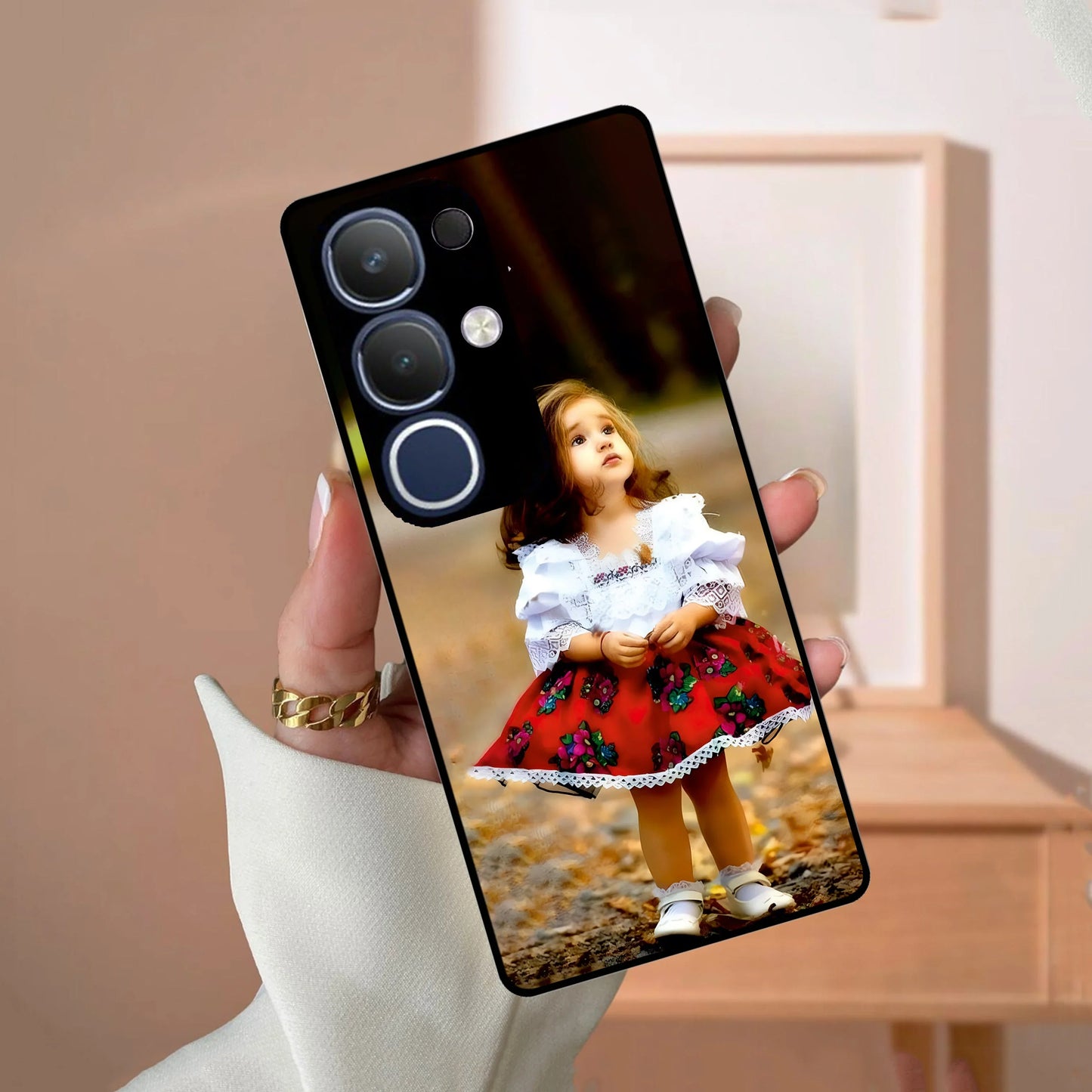 Doll Design Glossy Metal Case Cover For Vivo - ShopOnCliQ