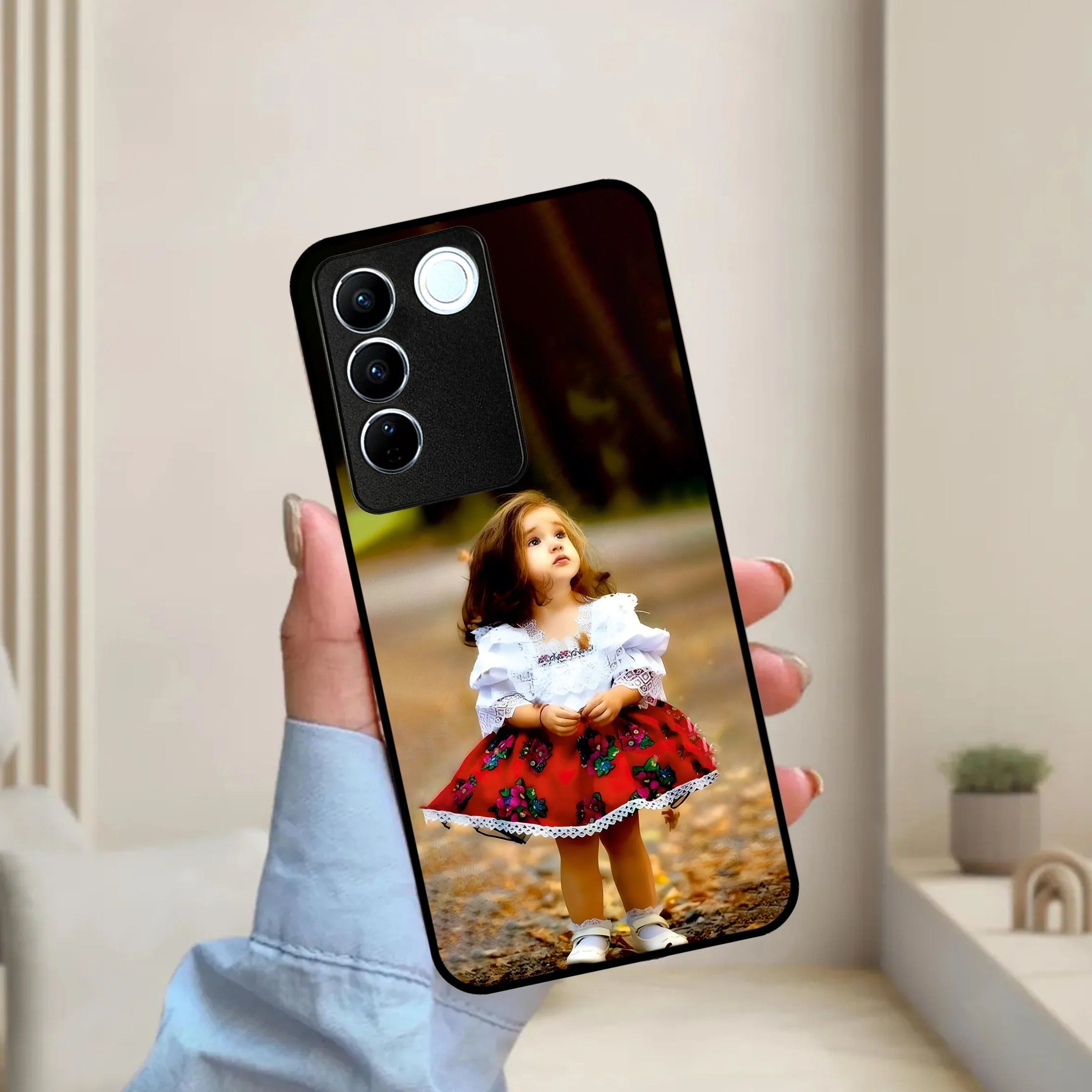 Doll Design Glossy Metal Case Cover For Vivo - ShopOnCliQ