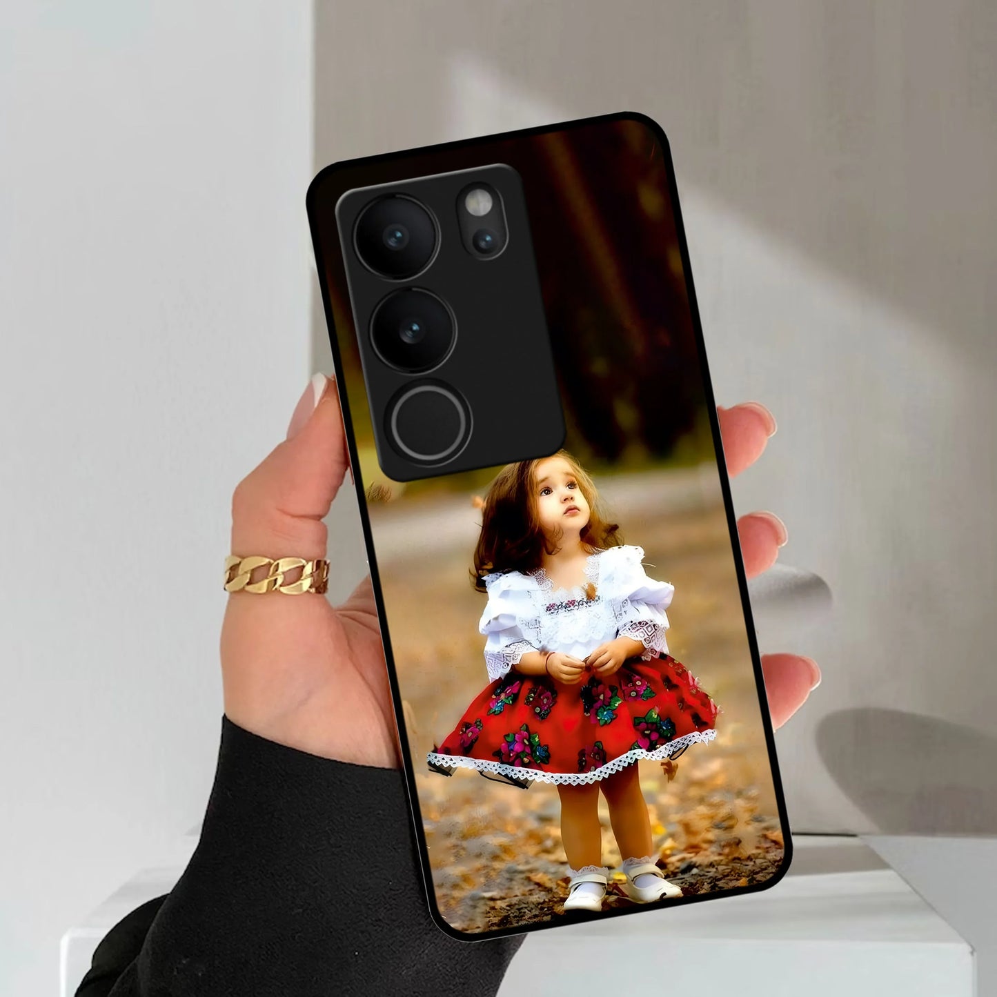 Doll Design Glossy Metal Case Cover For Vivo - ShopOnCliQ