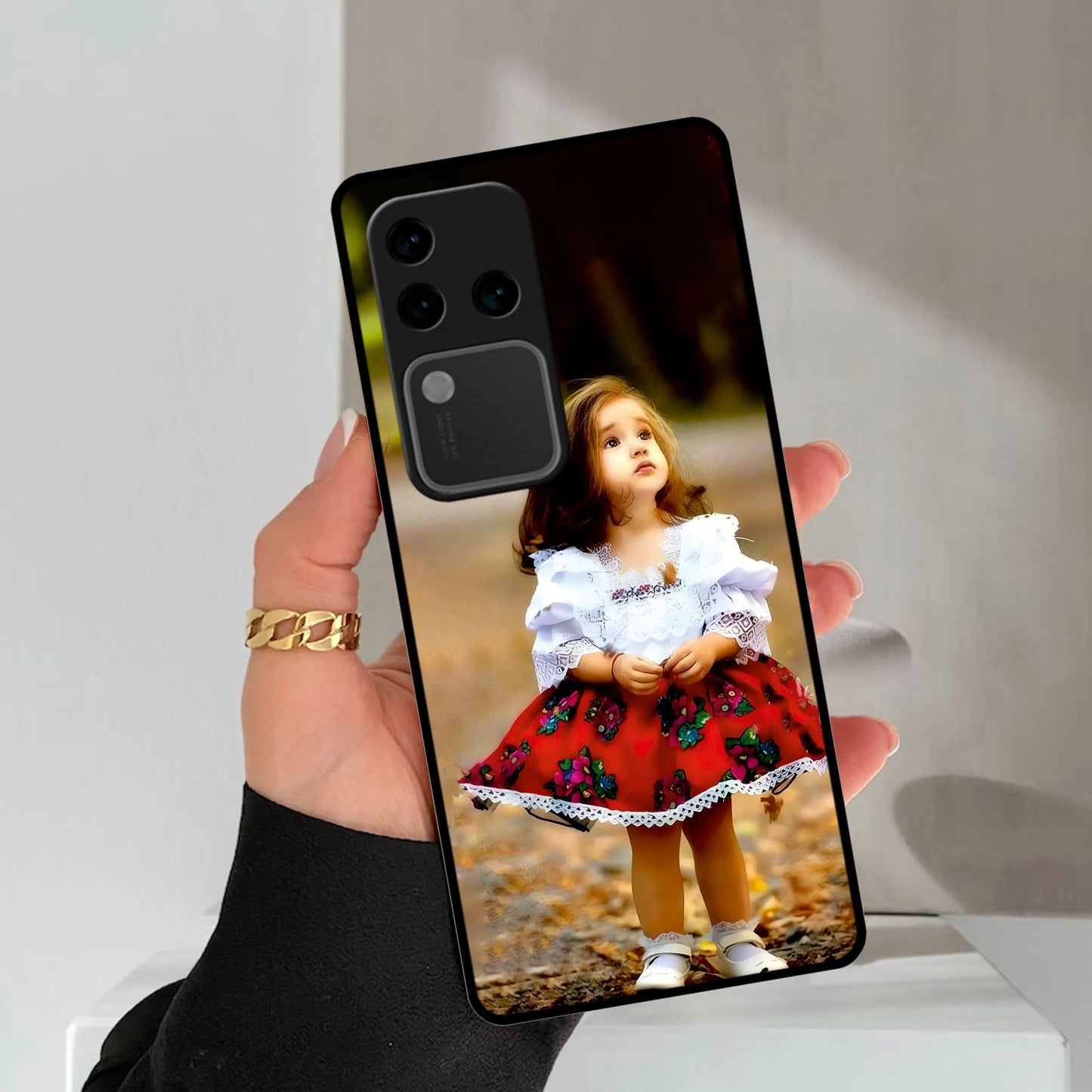 Doll Design Glossy Metal Case Cover For Vivo - ShopOnCliQ