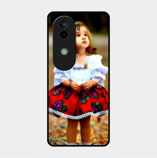 Doll Design Glossy Metal Case Cover For Vivo V40E 5G