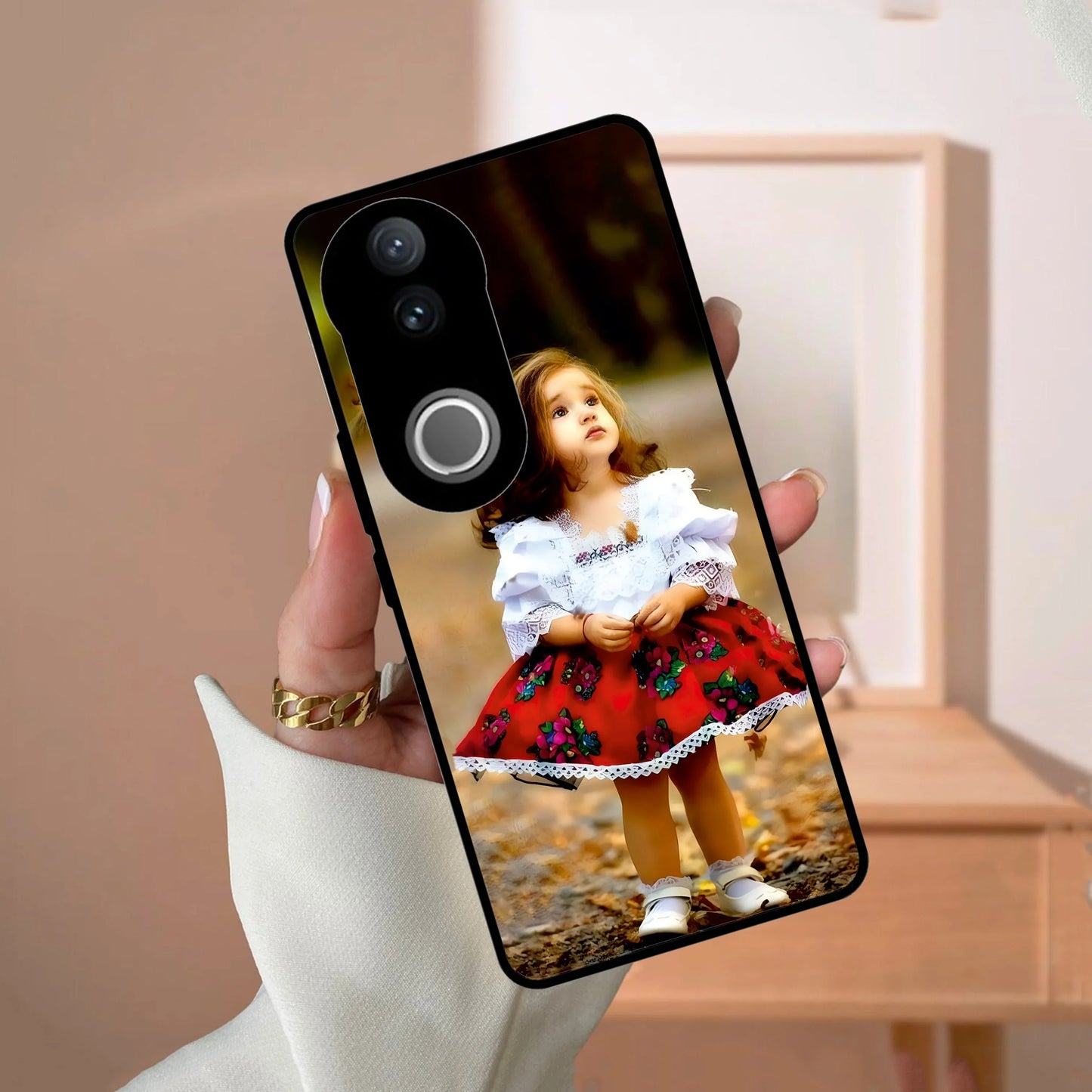 Doll Design Glossy Metal Case Cover For Vivo - ShopOnCliQ