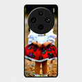Doll Design Glossy Metal Case Cover For Vivo X100 Pro 5G