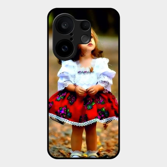 Doll Design Glossy Metal Case Cover For Vivo X200 Fe 5G