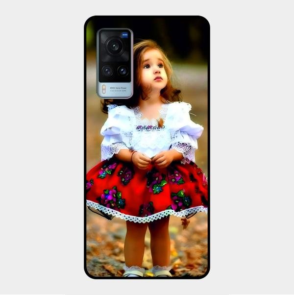 Doll Design Glossy Metal Case Cover For Vivo X60 5G
