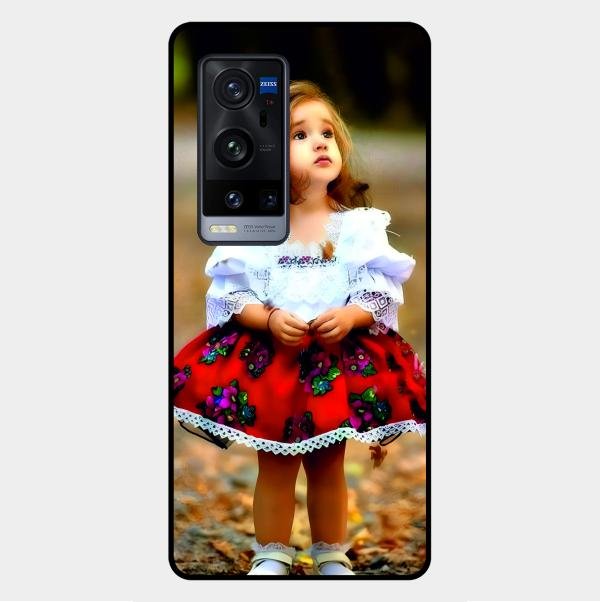 Doll Design Glossy Metal Case Cover For Vivo X60 Pro Plus 5G
