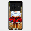 Doll Design Glossy Metal Case Cover For Vivo X80 5G