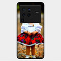 Doll Design Glossy Metal Case Cover For Vivo X80 Pro 5G
