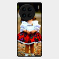 Doll Design Glossy Metal Case Cover For Vivo X90 Pro 5G