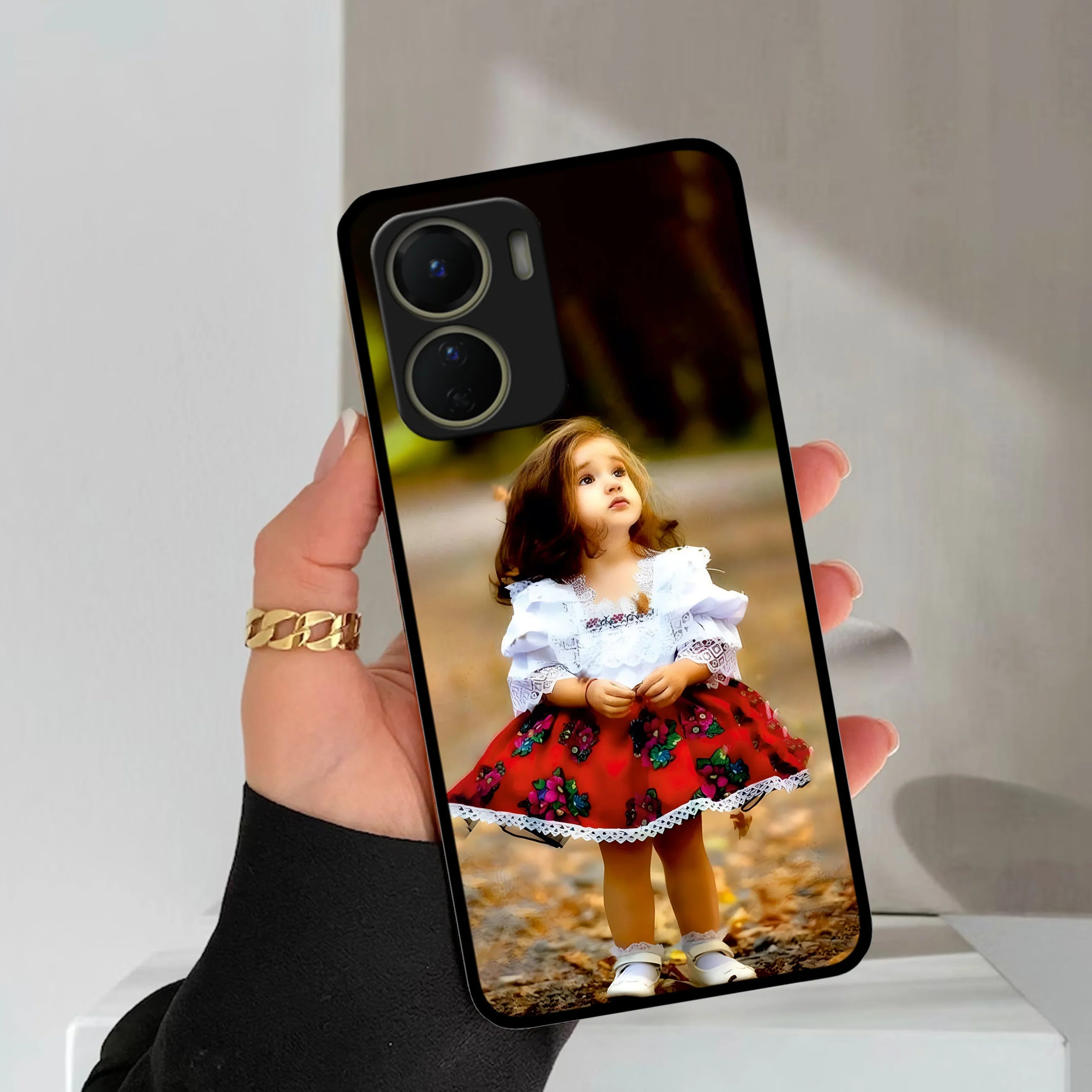 Doll Design Glossy Metal Case Cover For Vivo - ShopOnCliQ