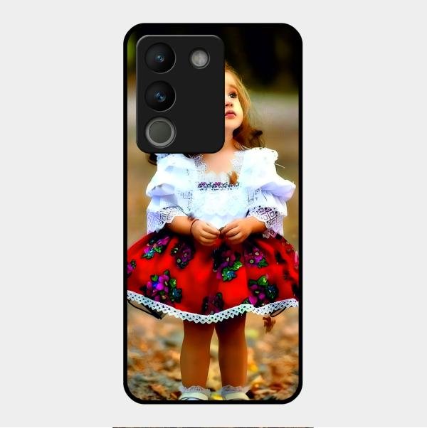 Doll Design Glossy Metal Case Cover For Vivo Y200 5G