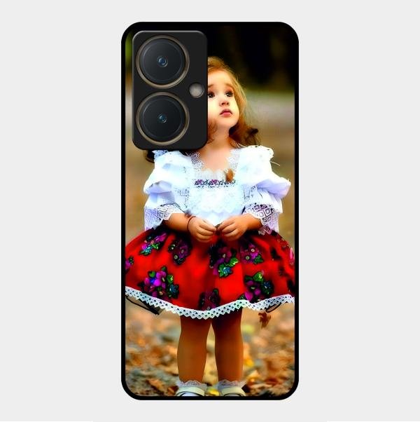 Doll Design Glossy Metal Case Cover For Vivo Y27