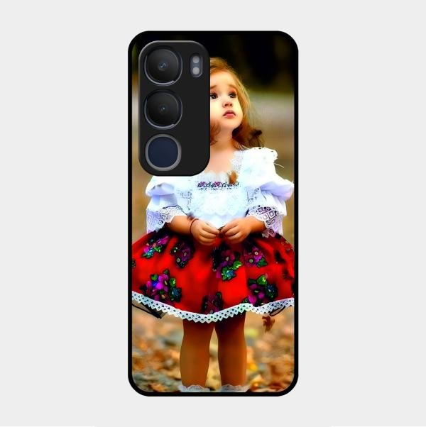 Doll Design Glossy Metal Case Cover For Vivo Y29 5G