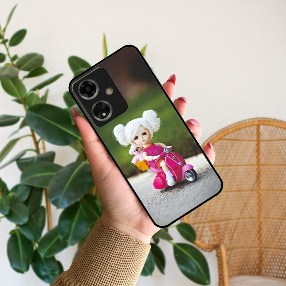 Doll Ridings Glossy Metal Case Cover For Oppo