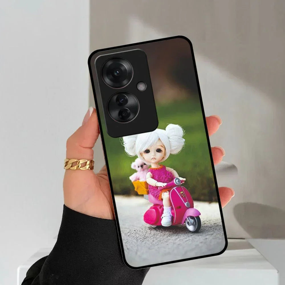 Doll Ridings Glossy Metal Case Cover For Oppo - ShopOnCliQ