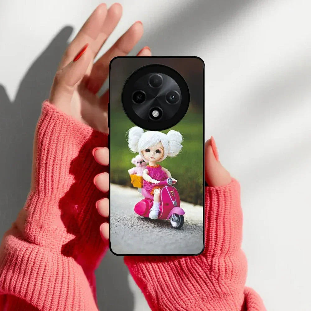 Doll Ridings Glossy Metal Case Cover For Oppo - ShopOnCliQ