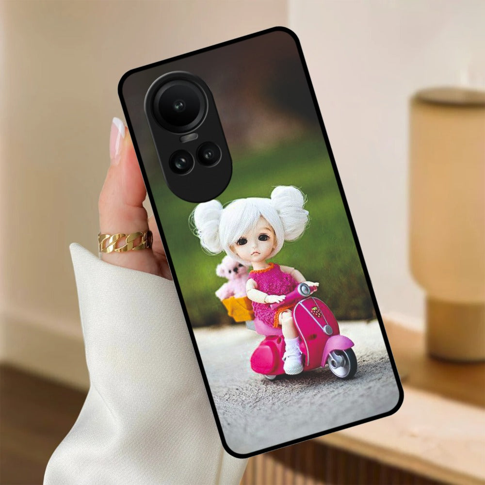 Doll Ridings Glossy Metal Case Cover For Oppo