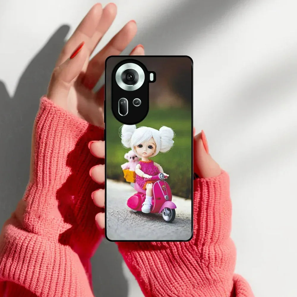 Doll Ridings Glossy Metal Case Cover For Oppo - ShopOnCliQ