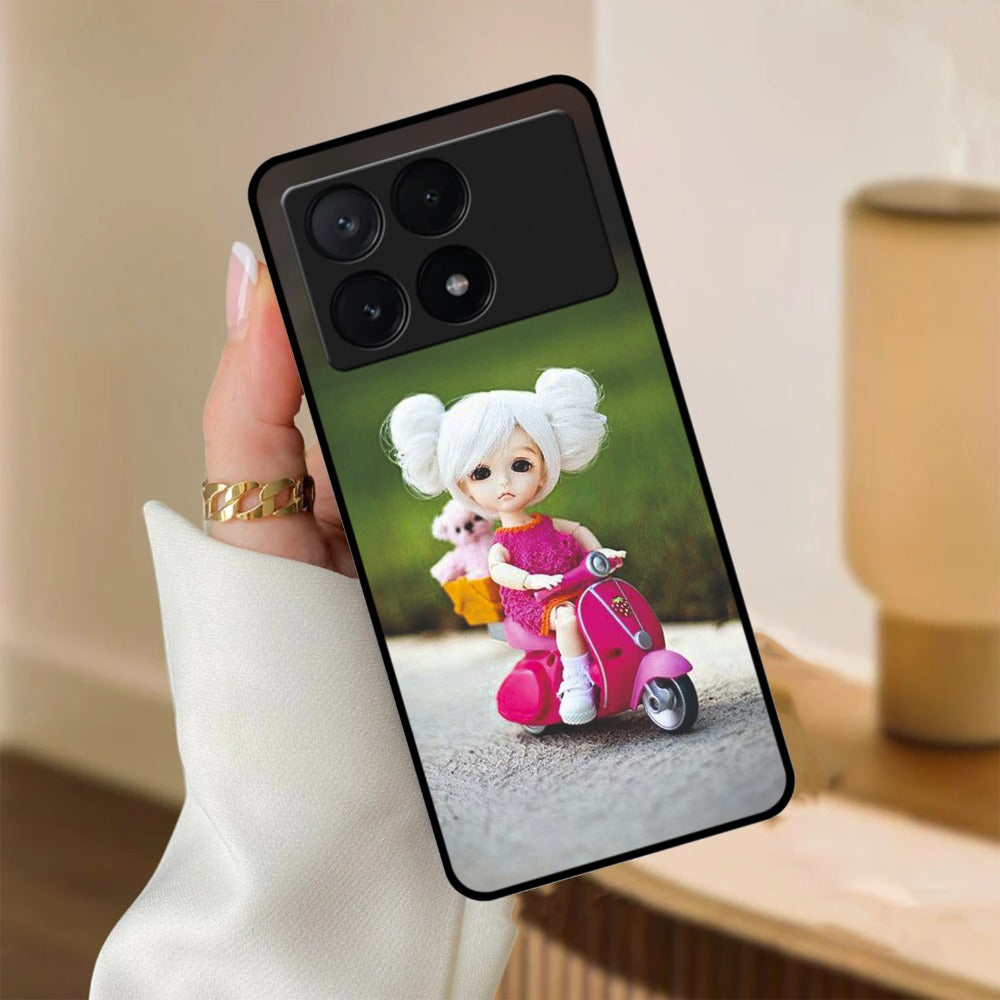 Doll Ridings Glossy Metal Case Cover For Poco