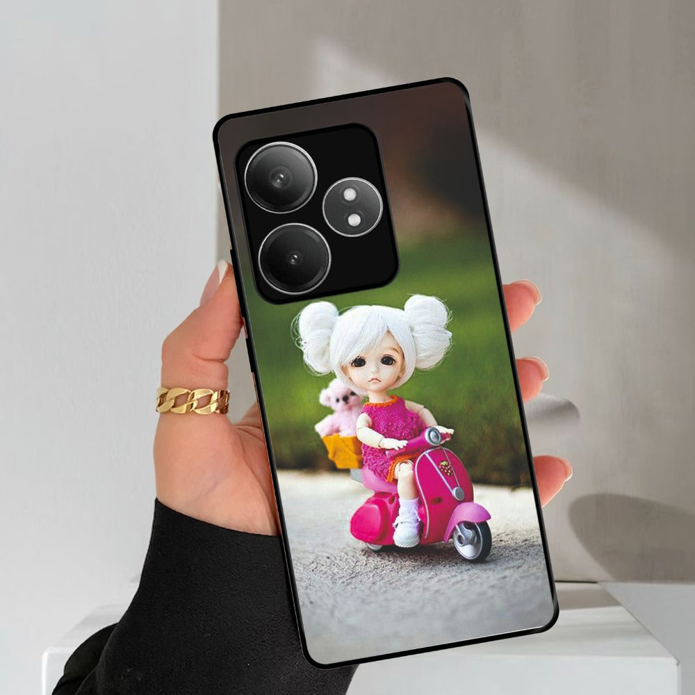 Doll Ridings Glossy Metal Case Cover For Realme