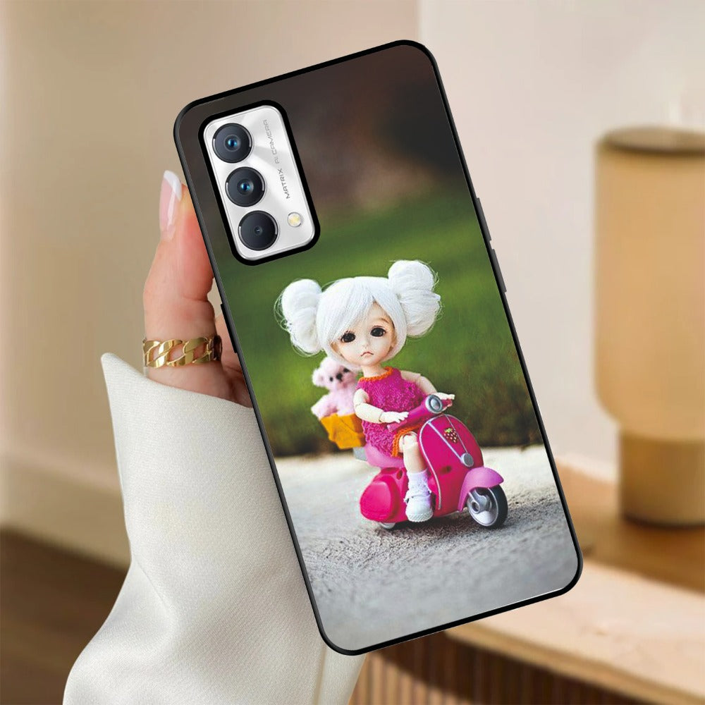 Doll Ridings Glossy Metal Case Cover For Realme