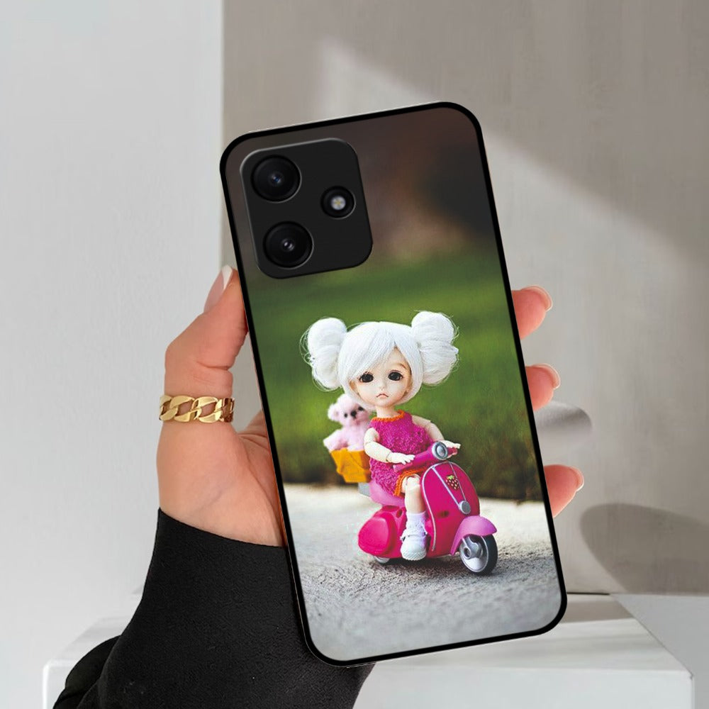 Doll Ridings Glossy Metal Case Cover For Poco