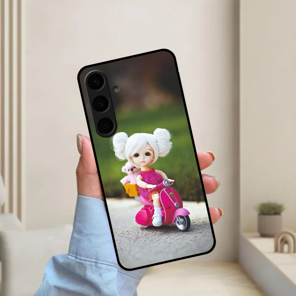 Doll Ridings Glossy Metal Case Cover For Samsung