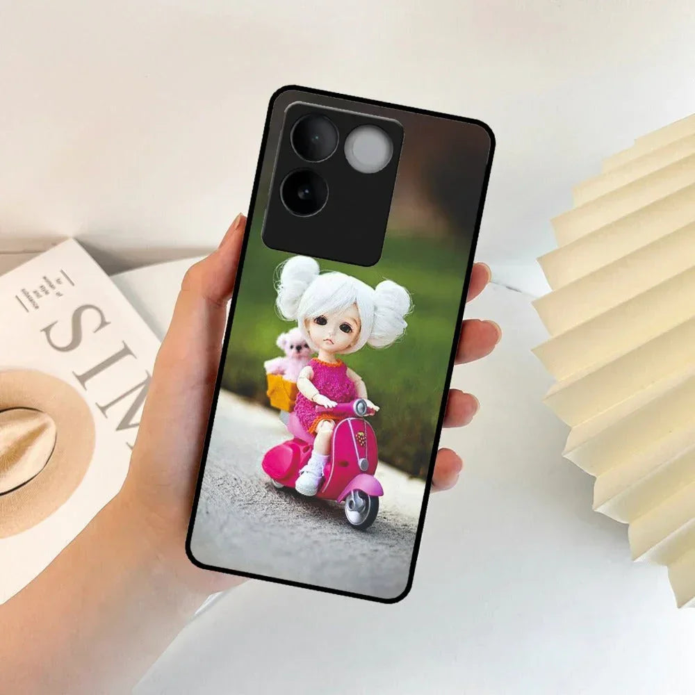 Doll Ridings Glossy Metal Case Cover For Vivo - ShopOnCliQ