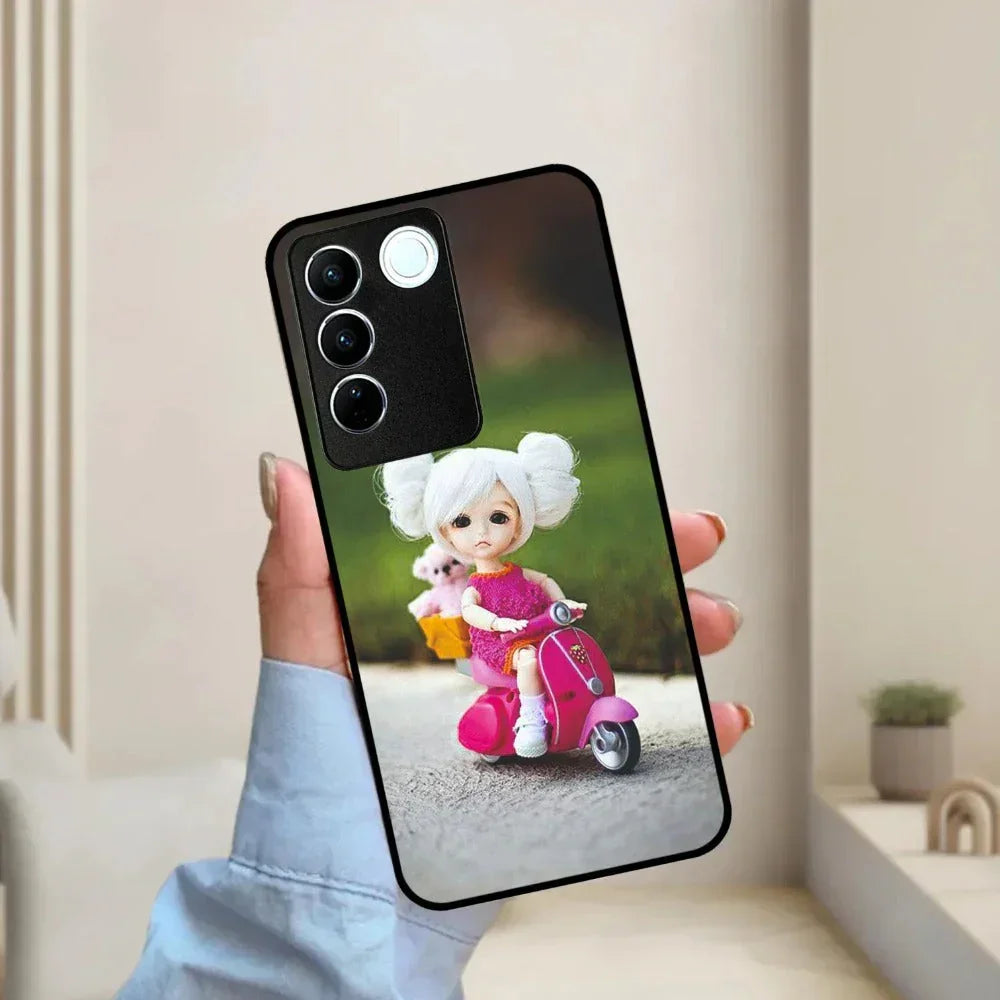 Doll Ridings Glossy Metal Case Cover For Vivo - ShopOnCliQ