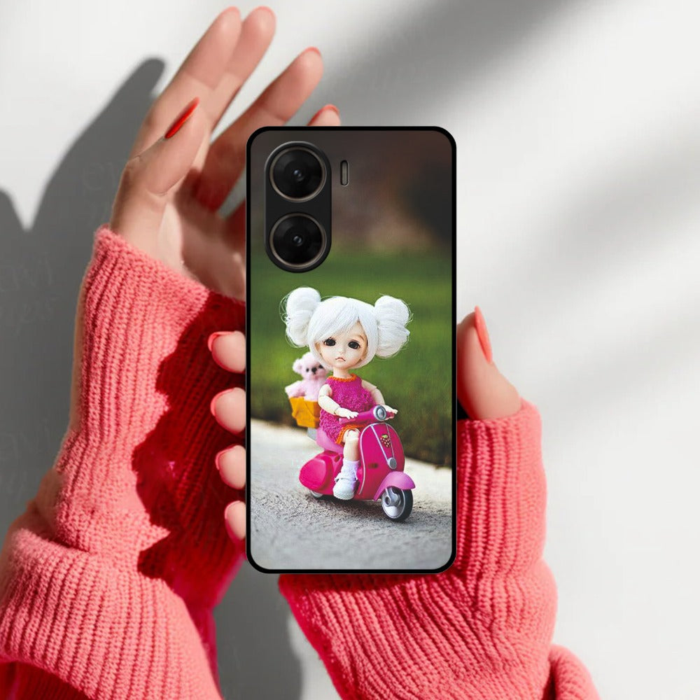 Doll Ridings Glossy Metal Case Cover For Vivo