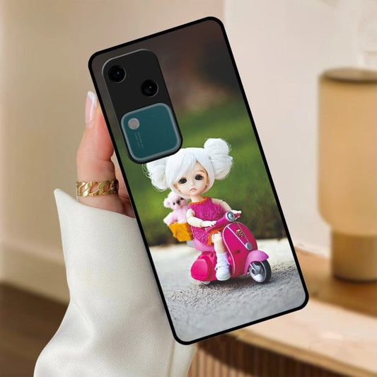 Doll Ridings Glossy Metal Case Cover For Vivo