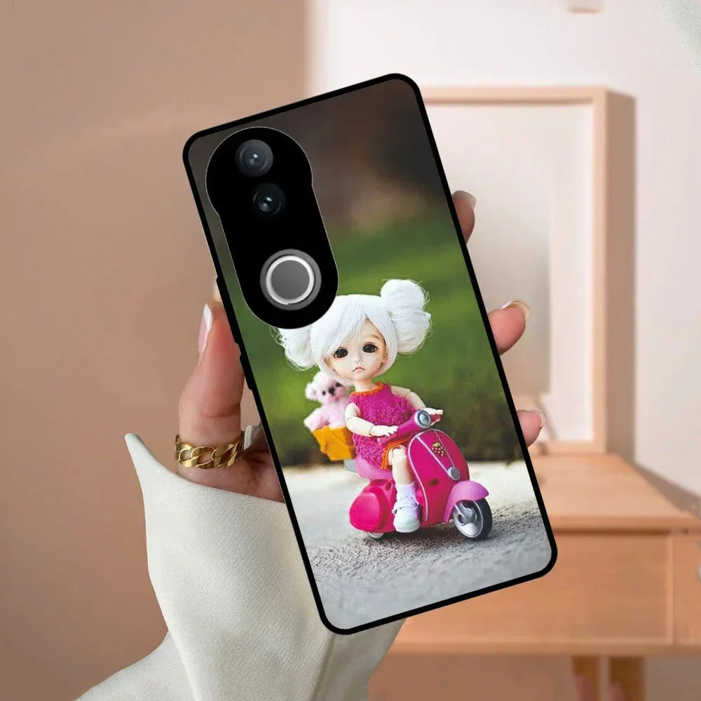Doll Ridings Glossy Metal Case Cover For Vivo - ShopOnCliQ