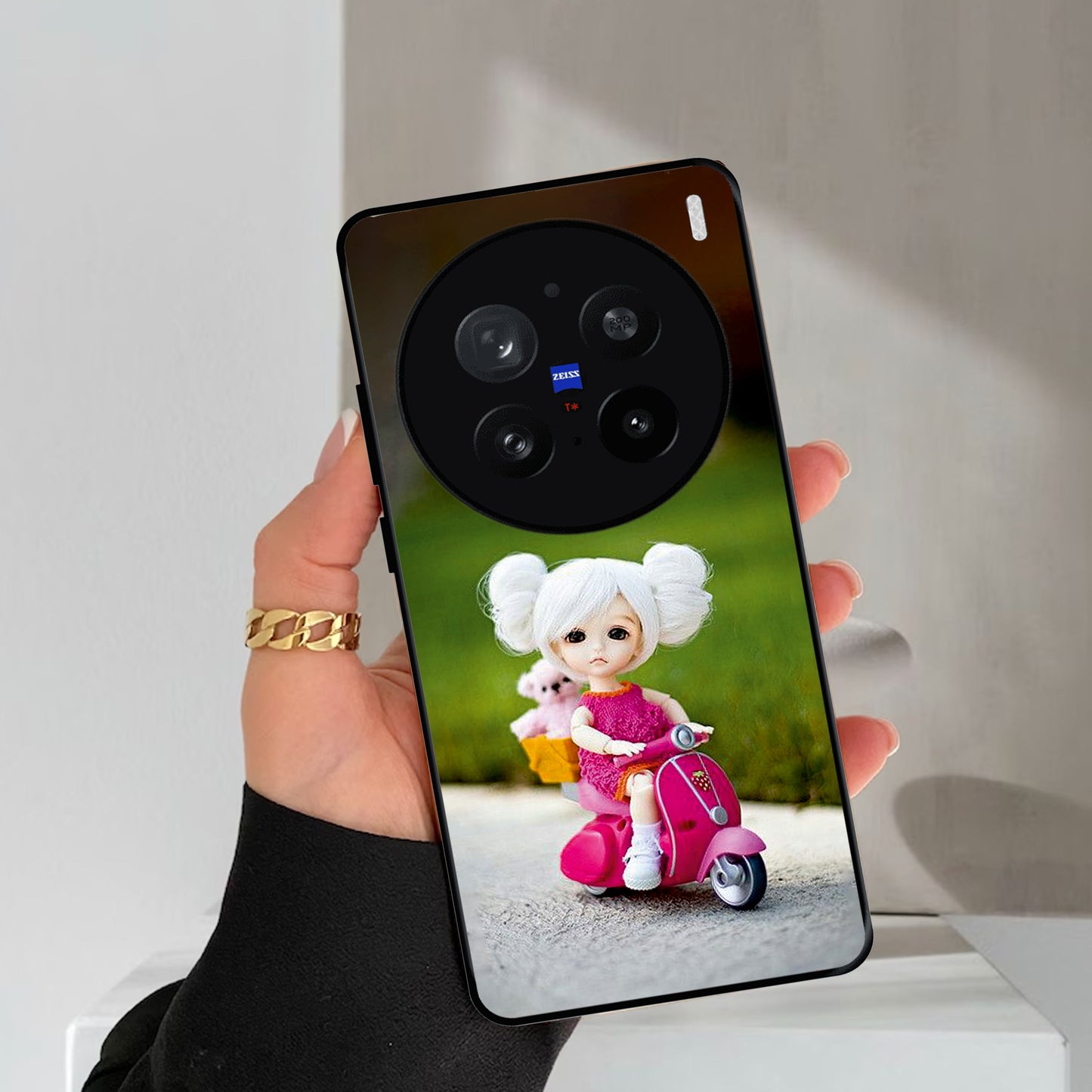 Doll Ridings Glossy Metal Case Cover For Vivo