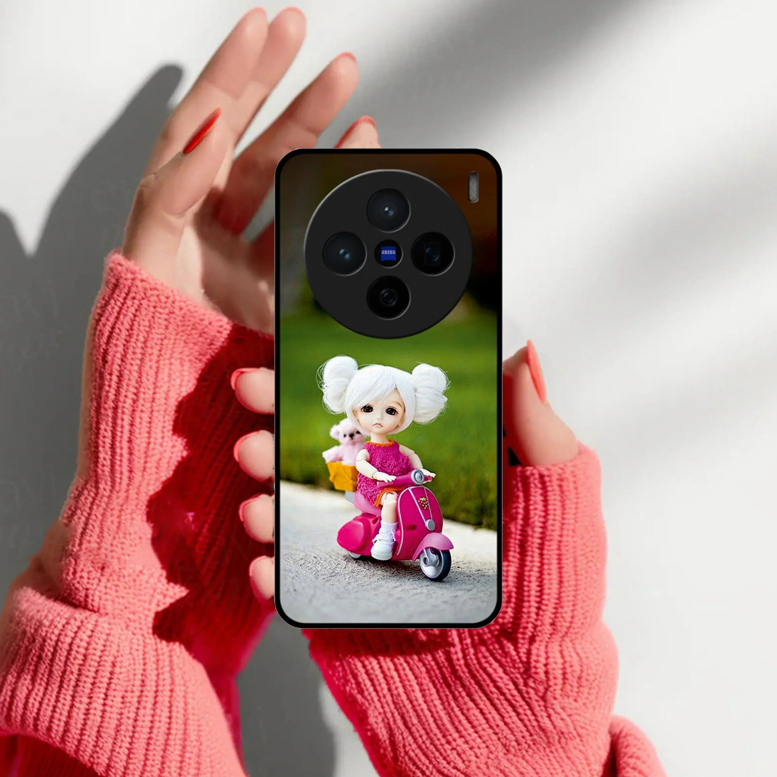 Doll Ridings Glossy Metal Case Cover For Vivo - ShopOnCliQ