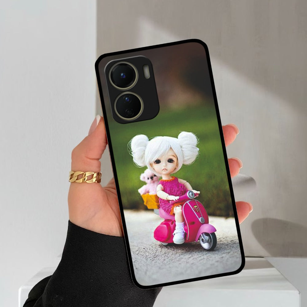 Doll Ridings Glossy Metal Case Cover For Vivo