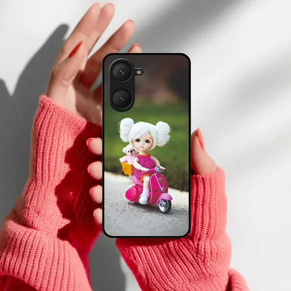 Doll Ridings Glossy Metal Case Cover For Vivo - ShopOnCliQ
