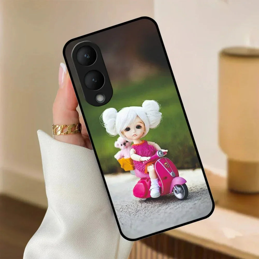 Doll Ridings Glossy Metal Case Cover For Vivo - ShopOnCliQ