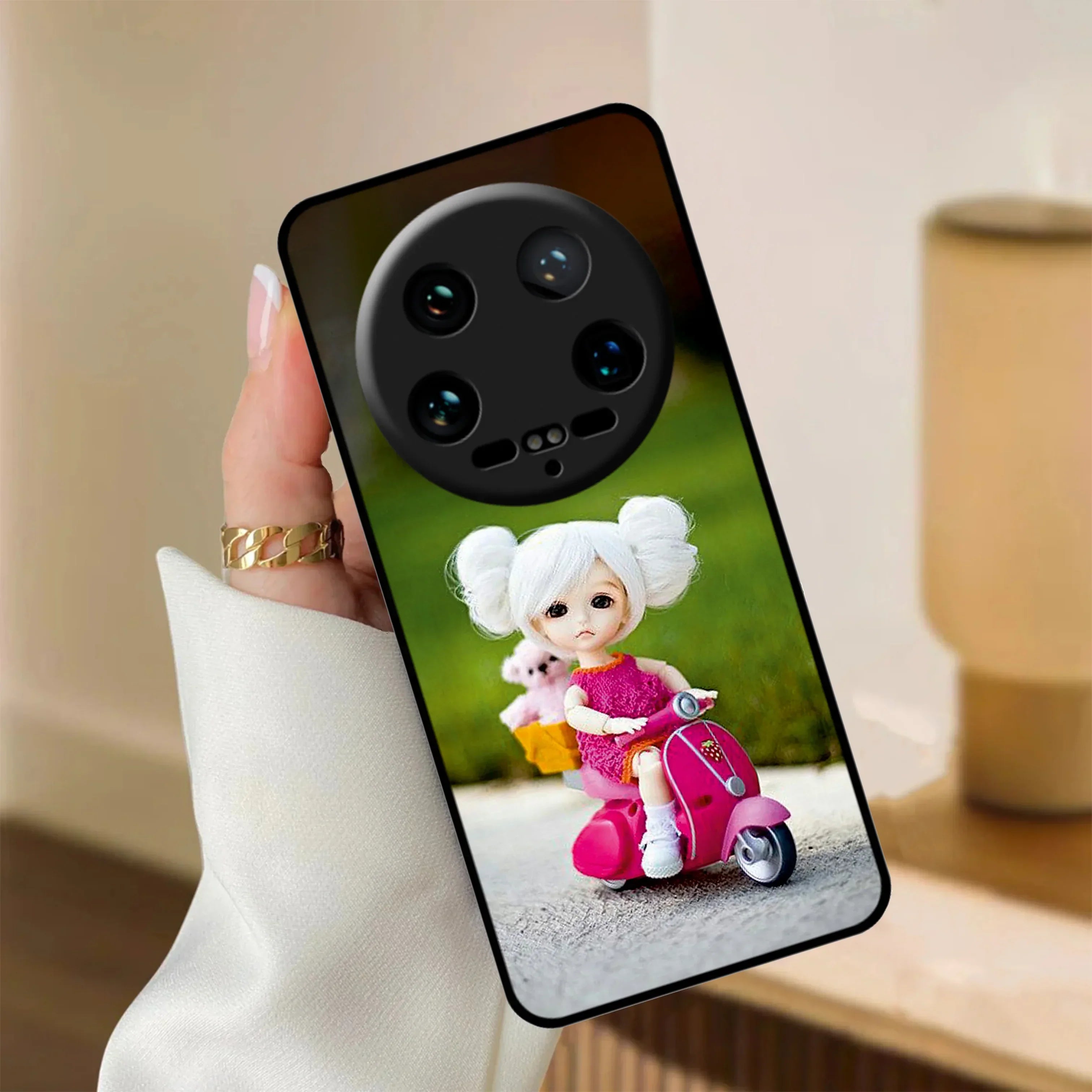 Doll Ridings Glossy Metal Case Cover For Redmi - ShopOnCliQ