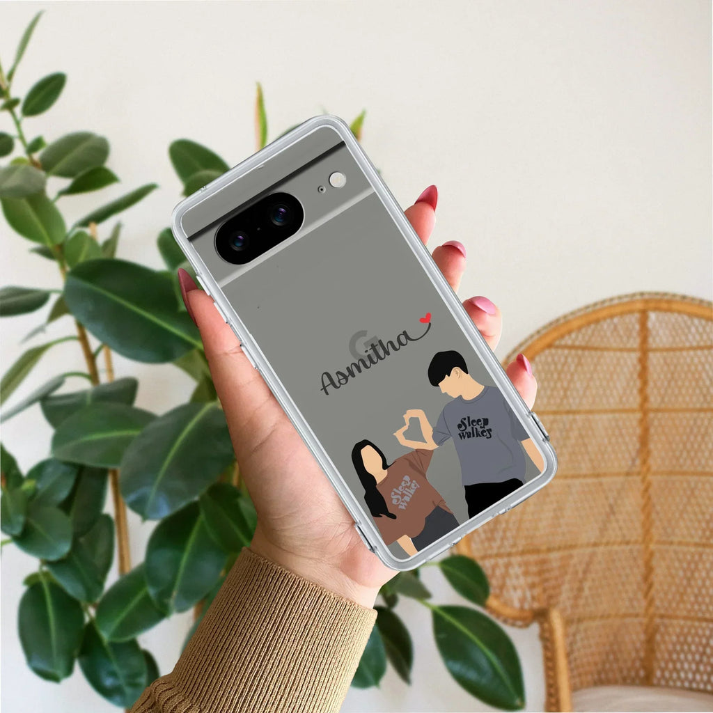 Dreamy Duo Customize Anti Yellow Case For Google Pixel 8 5G