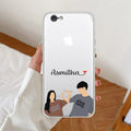 Dreamy Duo Customize Transparent Silicon Case For iPhone 7 / iPhone 8 / iPhone Se 2020