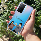 Dreamy Duo Customize Transparent Silicon Case For iQOO Z7s 5G