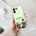 Dreamy Duo Customize Transparent Silicon Case For Vivo T2 Pro 5G
